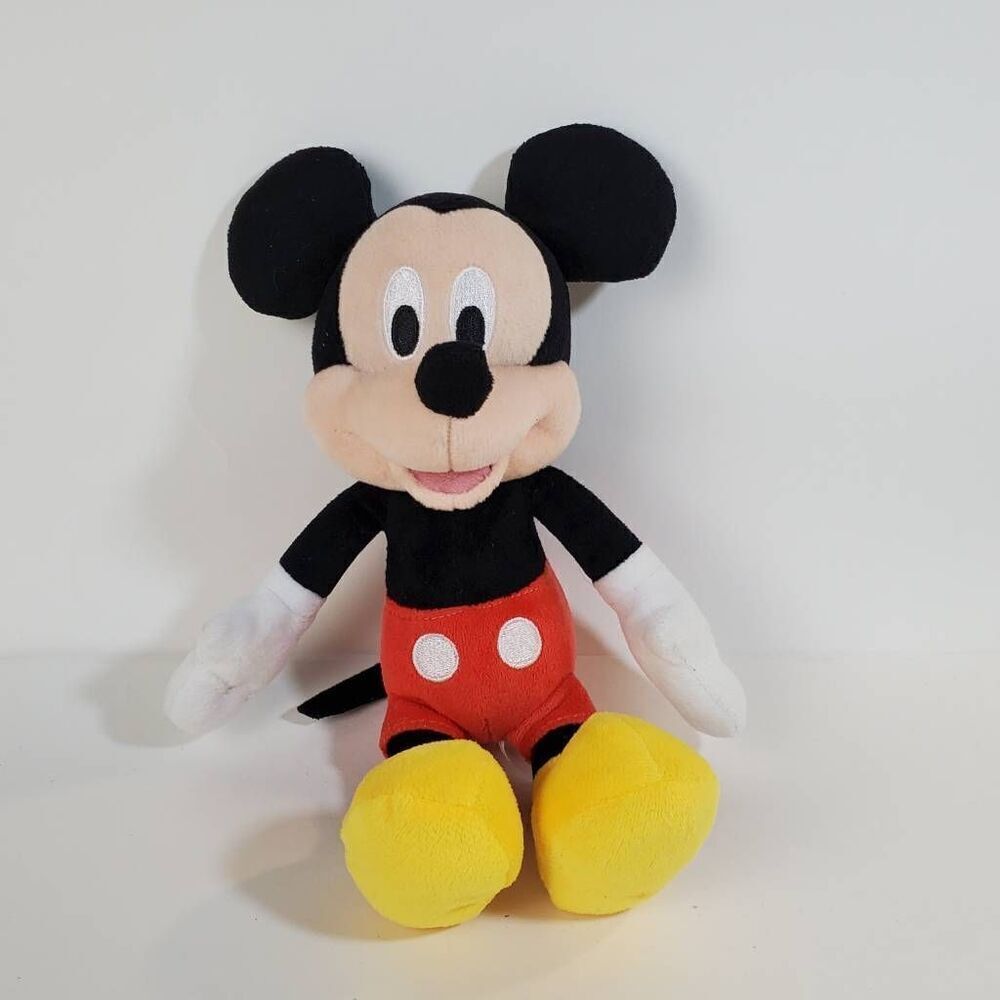 10" Disney Mickey Mouse Stuffed Plush Animal Toy Doll